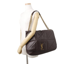 Load image into Gallery viewer, SAINT LAURENT PARIS Jamie Leather Chain Shoulder Bag Dark sweet chocolate805859 Lambskin Size Large