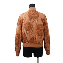 Load image into Gallery viewer, HERMES CLIQUETIS AQUARELLE 2E0156DJ Blouson Size 34 Brown2E0156DJ Cotton100% Polyester100% Silk35%