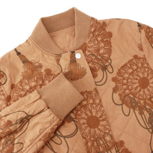Load image into Gallery viewer, HERMES CLIQUETIS AQUARELLE 2E0156DJ Blouson Size 34 Brown2E0156DJ Cotton100% Polyester100% Silk35%
