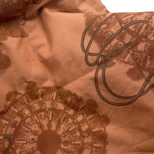Load image into Gallery viewer, HERMES CLIQUETIS AQUARELLE 2E0156DJ Blouson Size 34 Brown2E0156DJ Cotton100% Polyester100% Silk35%