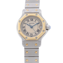 Load image into Gallery viewer, CARTIER Santos Octagon SM W25mm Stainless Steel K18YG Ivory DialW2001683