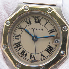 Load image into Gallery viewer, CARTIER Santos Octagon SM W25mm Stainless Steel K18YG Ivory DialW2001683