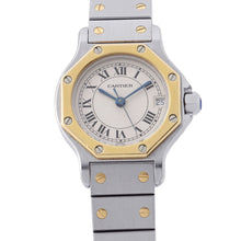 Load image into Gallery viewer, CARTIER Santos Octagon SM W25mm Stainless Steel K18YG Ivory DialW2001683
