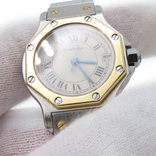 Load image into Gallery viewer, CARTIER Santos Octagon SM W25mm Stainless Steel K18YG Ivory DialW2001683