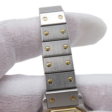 Load image into Gallery viewer, CARTIER Santos Octagon SM W25mm Stainless Steel K18YG Ivory DialW2001683