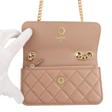 Load image into Gallery viewer, CHANEL Matelasse Chain Phone Pouch BeigeAP3047 Lambskin
