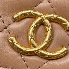 Load image into Gallery viewer, CHANEL Matelasse Chain Phone Pouch BeigeAP3047 Lambskin