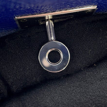 Load image into Gallery viewer, HERMES Kelly wallet long Blue Electric Epsom