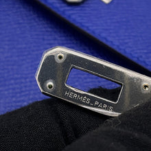 Load image into Gallery viewer, HERMES Kelly wallet long Blue Electric Epsom
