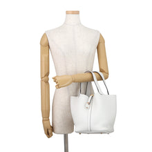 将图像加载到图库查看器中,HERMES Picotin Lock New White Taurillon Clemence Size MM