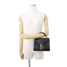 Load image into Gallery viewer, SAINT LAURENT PARIS Cassandra Top Handle 2-Way Shoulder Bag Black623930 Leather
