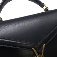 Load image into Gallery viewer, SAINT LAURENT PARIS Cassandra Top Handle 2-Way Shoulder Bag Black623930 Leather