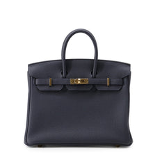 Load image into Gallery viewer, HERMES Birkin Blue Nuit Togo Leather Size 25