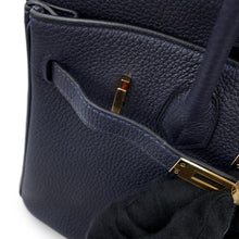 Load image into Gallery viewer, HERMES Birkin Blue Nuit Togo Leather Size 25