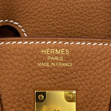 Load image into Gallery viewer, HERMES Birkin Gold Togo Leather Size 25