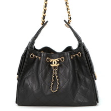 Load image into Gallery viewer, CHANEL CHANEL25 ChainBag BlackAS5293 Caviar Leather Size Small