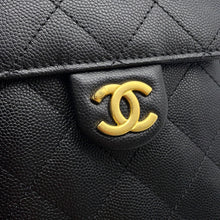 Load image into Gallery viewer, CHANEL CHANEL25 ChainBag BlackAS5293 Caviar Leather Size Small