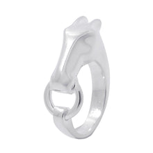 Load image into Gallery viewer, HERMES Gallop Ring Size 56/#16 SV925