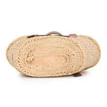 Load image into Gallery viewer, LOEWE Studio Ghibli Collaboration Dust Bunny Basket Bag Natural/Black/TanA223S93X09 Raffia Leather Size Small