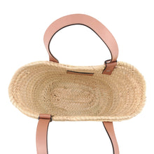Load image into Gallery viewer, LOEWE Studio Ghibli Collaboration Dust Bunny Basket Bag Natural/Black/TanA223S93X09 Raffia Leather Size Small