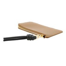 Load image into Gallery viewer, LOEWE Knot Coin Card Holder Oak/BlackCEM1Z40X shiny napa calf