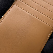 Load image into Gallery viewer, LOEWE Knot Coin Card Holder Oak/BlackCEM1Z40X shiny napa calf