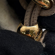 将图像加载到图库查看器中,LOEWE Rabbit Bag Charm White/Blue/Yellow/Black Felt Leather