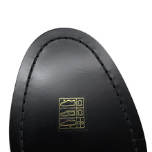 Load image into Gallery viewer, CHANEL Back-to-college loafers BlackG39190 Shiny Calf Leather Size 38