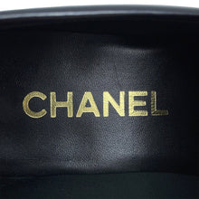 Load image into Gallery viewer, CHANEL Back-to-college loafers BlackG39190 Shiny Calf Leather Size 38