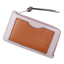Load image into Gallery viewer, LOEWE Coin purse Card holder Leather Dirty Mauve/SquirrelC660Z40X07 Soft grain calf