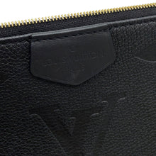 将图像加载到图库查看器中,LOUIS VUITTON Multi Pochette Accessoires NoirM80399 Monogram Empreinte Leather
