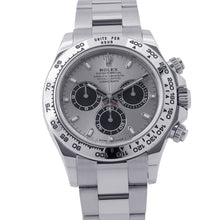 Load image into Gallery viewer, ROLEX Cosmograph Daytona W40mm 18K White Gold Steel Dial116509