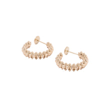 将图像加载到图库查看器中,CARTIER Crash Do Cartier Hoop Earrings Size SMB8301490 18K Yellow Gold