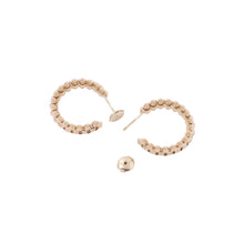 将图像加载到图库查看器中,CARTIER Crash Do Cartier Hoop Earrings Size SMB8301490 18K Yellow Gold