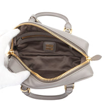 Load image into Gallery viewer, MIUMIU Arkady 2WAY Handbag Greige5BB142 Leather