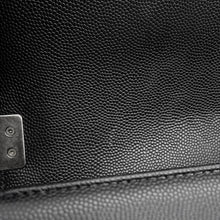 Load image into Gallery viewer, CHANEL Boy Chanel ChainShoulder Bag BlackA67085 Caviar Leather Size 20