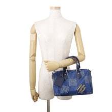 Load image into Gallery viewer, LOUIS VUITTON Speedy Bandouliere BlueN40691 Damier Heritage Size 25
