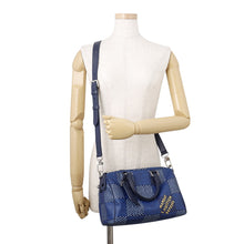 Load image into Gallery viewer, LOUIS VUITTON Speedy Bandouliere BlueN40691 Damier Heritage Size 25