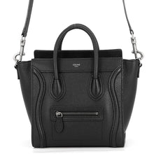 将图像加载到图库查看器中,CELINE Luggage shopper Black189243 Leather Size Nano