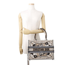 Load image into Gallery viewer, Dior Book Tote Butterfly Bandana Beige/White Canvas Size Medium
