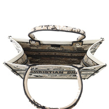 Load image into Gallery viewer, Dior Book Tote Butterfly Bandana Beige/White Canvas Size Medium