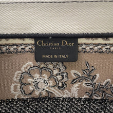 Load image into Gallery viewer, Dior Book Tote Butterfly Bandana Beige/White Canvas Size Medium