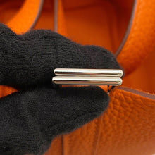 Load image into Gallery viewer, HERMES Picotin Lock Orange Taurillon Clemence Size PM
