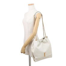 Load image into Gallery viewer, SAINT LAURENT PARIS Jamie Shoulder Bag Ivory781666 Lambskin