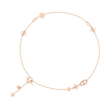 将图像加载到图库查看器中,HERMES Rondo Multi Necklace Size LG 18K Pink Gold
