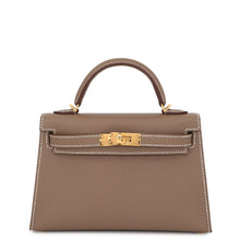 Load image into Gallery viewer, HERMES Mini Kelly 2 Etoupe Epsom