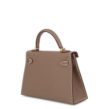 Load image into Gallery viewer, HERMES Mini Kelly 2 Etoupe Epsom