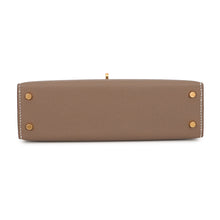 将图像加载到图库查看器中,HERMES Mini Kelly 2 Etoupe Epsom