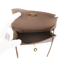 Load image into Gallery viewer, HERMES Mini Kelly 2 Etoupe Epsom