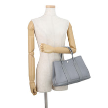Load image into Gallery viewer, HERMES Garden Party Green Pantan Toile Military Negonda Leather Size TPM